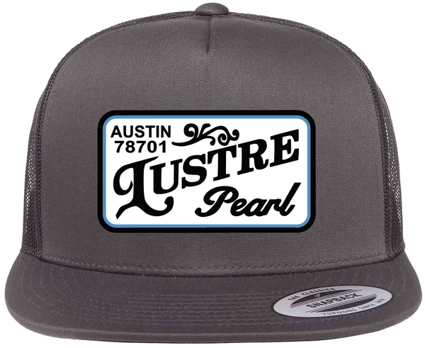 Lustre Pearl- Patch Hats- Flatbill Trucker